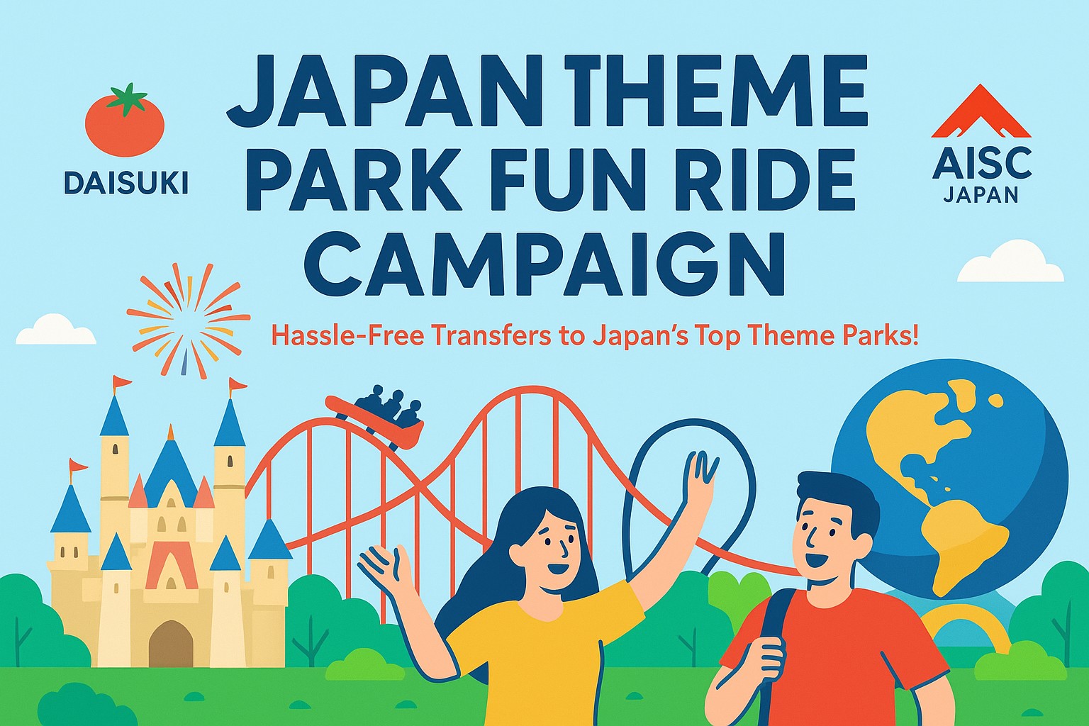 Japan Theme Park Fun Ride Campaign