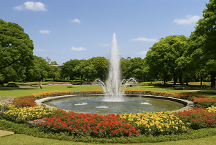 Tokyo Express:  One Way Shared Transfer from Central Tokyo Hotels to Classic Parks & Gardens in Tokyo + Pre-Loaded Welcome Suica Card"ALInoBABY" (510223.1913)