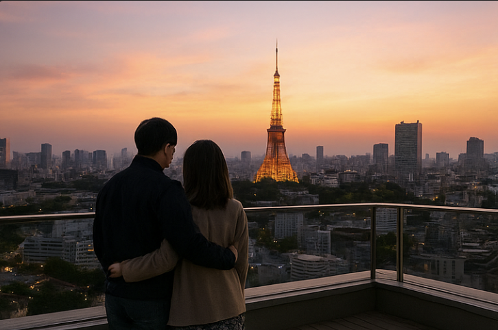 Tokyo Express:  One Way Shared Transfer from Central Tokyo Hotels to Sky & Sea Terraces in Tokyo + Pre-Loaded Welcome Suica Card"ALInoBABY" (510223.1935)